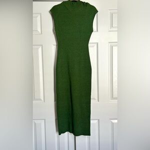 Zara Dark Green Midi Dress